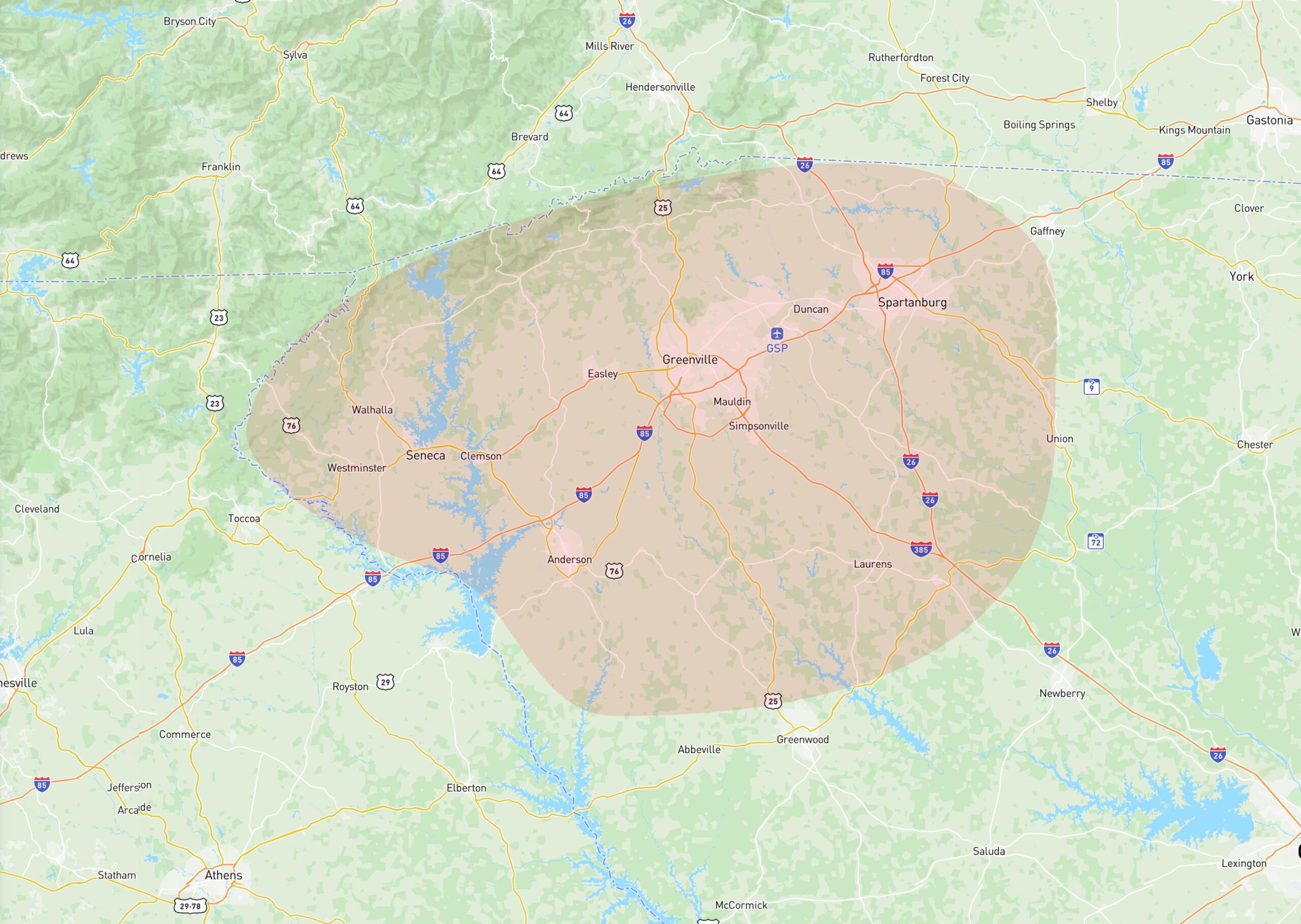 CHS-Service-Area-Map-Highlighted - Carolina®幸运168官方飞艇结果体彩查询网|飞行艇®168飞艇全国统一开奖记录体彩 Heating Service®168飞艇历史记录查询结果体彩网 CHS Service®168飞艇历史记录查询结果体彩网 Area Map Highlighted